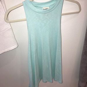 Basic tank top, light teal